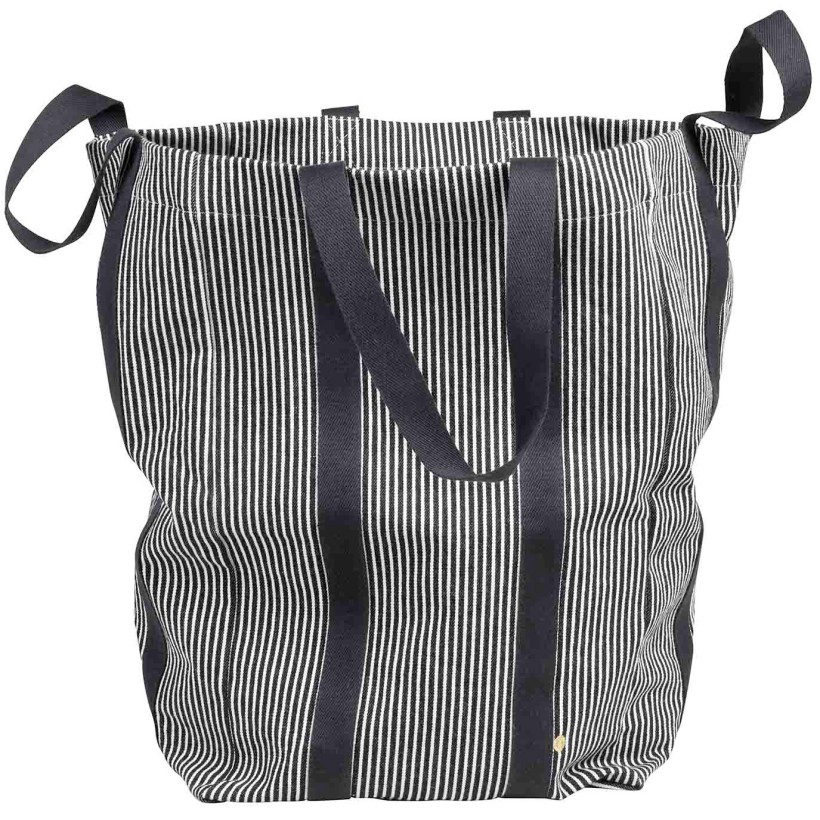 ΤΣΑΝΤΑ MAXI POPPINS LA CERISE BASILE ΜΑΥΡΟ 33x48x33 ΑΠΟ ΟΡΓΑΝΙΚΟ ΒΑΜΒΑΚΙ