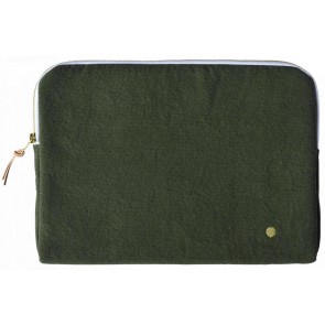 LAPTOP SLEEVE IONA KALE 34x25 ORGANIC COTTON