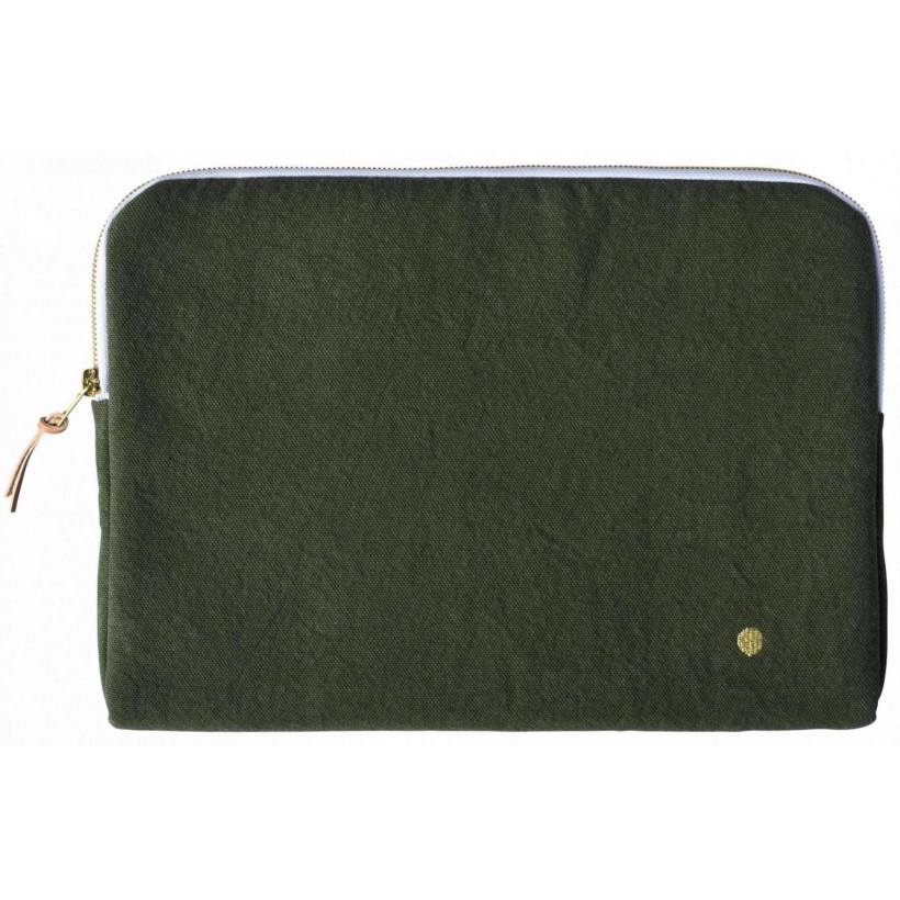 LAPTOP IONA KALE  37x27 ORGANIC COTTON