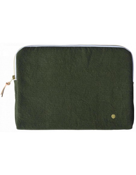 LAPTOP IONA KALE  37x27 ORGANIC COTTON