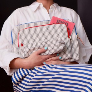 TABLET CASE STYLO ROUGE 26x19 ORGANIC COTTON 2