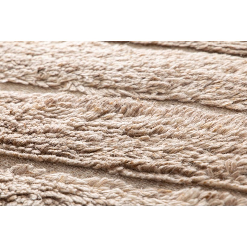 RUG VIVARAISE LOIS NATUREL 160X230 90%LAINE 10%COTTON