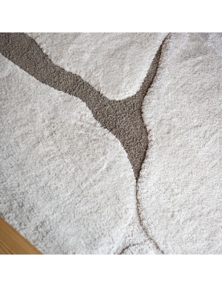 RUG VIVARAISE YAN NEIGE 200X290 90%RECYCLED POLYESTER 10%POLYESTER