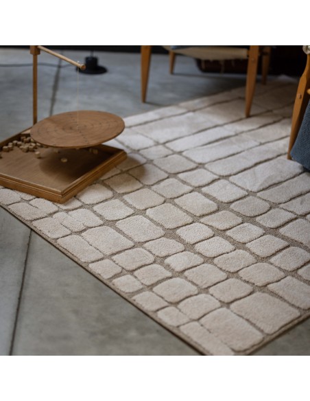 RUG VIVARAISE SOFIANE NATUREL 160X230 42%POLYPROPYLENE 35%POLYESTER 23%RECYCLED POLYESTER