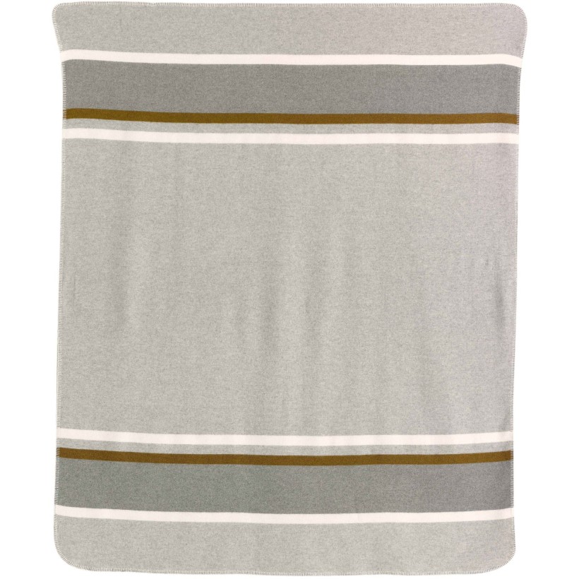 THROW VIVARAISE GIOIA PERLE 140X185 BLANKET 18%WOOL 42%ACRYLIQUE 30%POLYESTER 10%COTTON