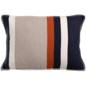 CUSHION VIVARAISE GIOIA MARINE 40X65 18%WOOL 42%ACRYLIQUE 30%POLYESTER 10%COTTON