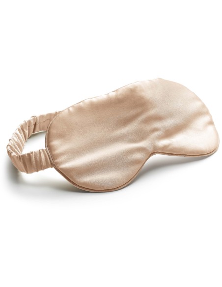 SLEEP MASK VIVARAISE ASHLEY LATTE 9X23 MULBERRY SILK