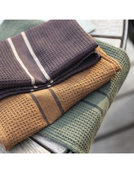 KITCHEN TOWEL WINKLER LARS CARAMEL 50X70 70%RECYCLED COTTON 30%RECYCLED POLYESTER