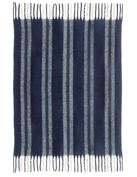 THROW VIVARAISE ISABEL RAYE MARINE 130X160 100% RECYCLED POLYESTER