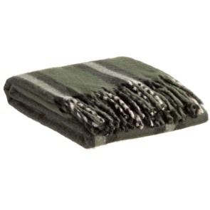 THROW VIVARAISE ISABEL RAYE SAPIN 130X160 100% RECYCLED POLYESTER