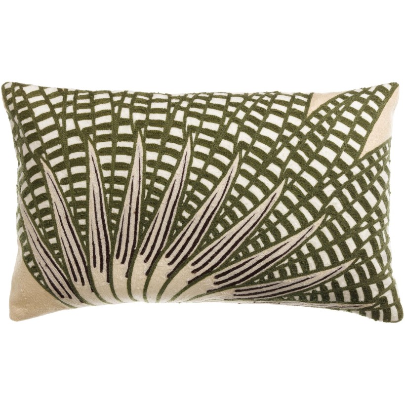 CUSHION VIVARAISE EWAN LIN 30X50 BRODE CUSHION 100% COTTON