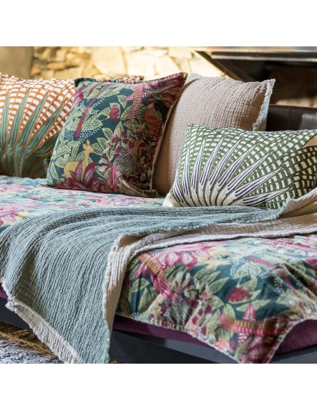 CUSHION VIVARAISE EWAN LIN 30X50 BRODE CUSHION 100% COTTON