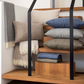 THROW CARINA VIVARAISE NUAGE 130x190 90%MERINO WOOL 10%CASHMER 2