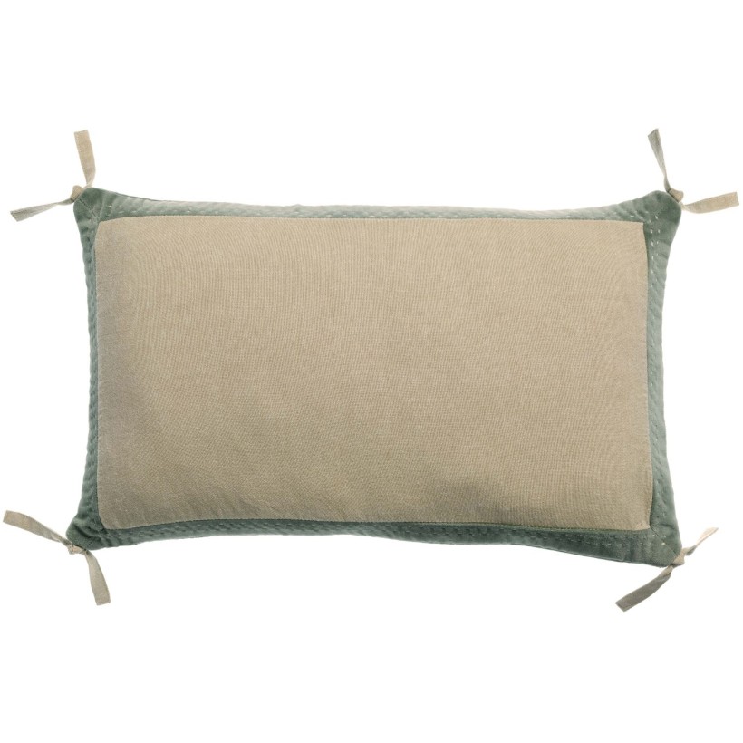 ΜΑΞΙΛΑΡΙ VIVARAISE ELISE CHAMBRAY VERVEINE 30X50 100% ΒΑΜΒΑΚΙ