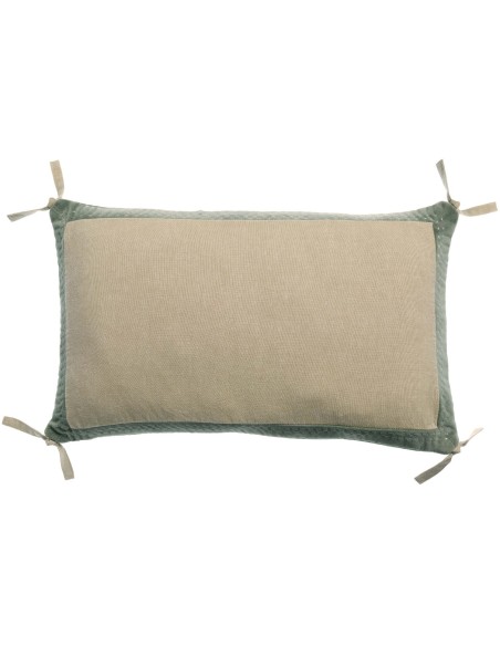 CUSHION VIVARAISE ELISE CHAMBRAY VERVEINE 30X50 100%COTTON