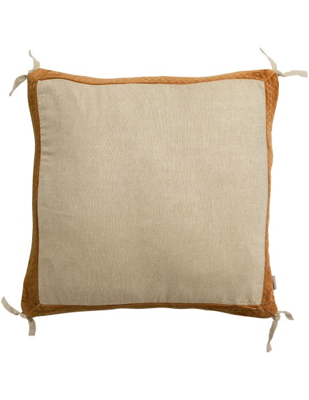 ΜΑΞΙΛΑΡΙ VIVARAISE ELISE CHAMBRAY ROUILLE 45X45 100% ΒΑΜΒΑΚΙ