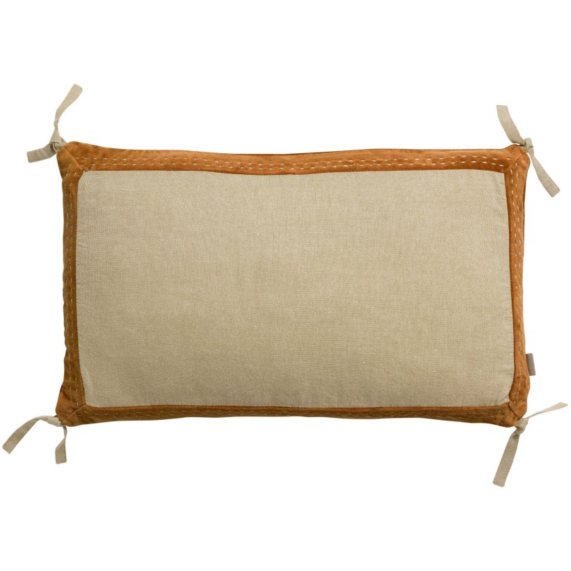 ΜΑΞΙΛΑΡΙ VIVARAISE ELISE CHAMBRAY ROUILLE 30X50 100% ΒΑΜΒΑΚΙ