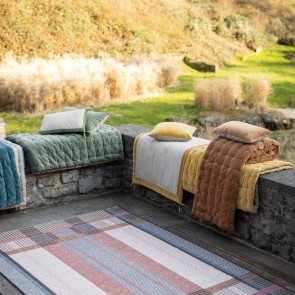 CUSHION VIVARAISE ELISE CHAMBRAY MAIS 30X50 100%COTTON 2