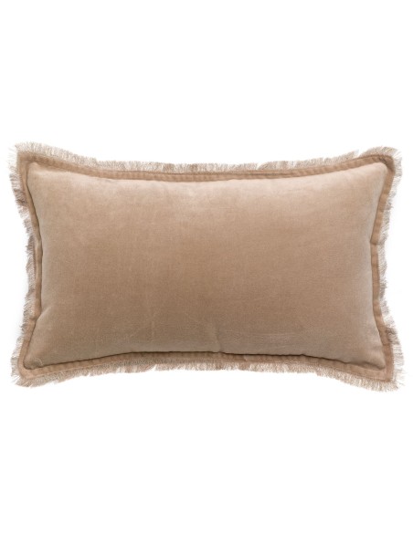CUSHION VIVARAISE FARA LATTE 30x50 100% VELVET COTTON