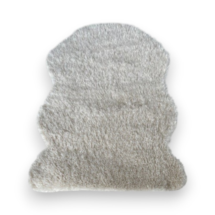 ΓΟΥΝΙΝΟ ΧΑΛΑΚΙ DECO CORDERITO CREAM 110Χ70 100%ΠΟΛΥΕΣΤΕΡ