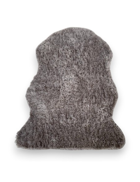 FUR MAT DECO CORDERITO TAUPE 110Χ70 100%POLYESTER