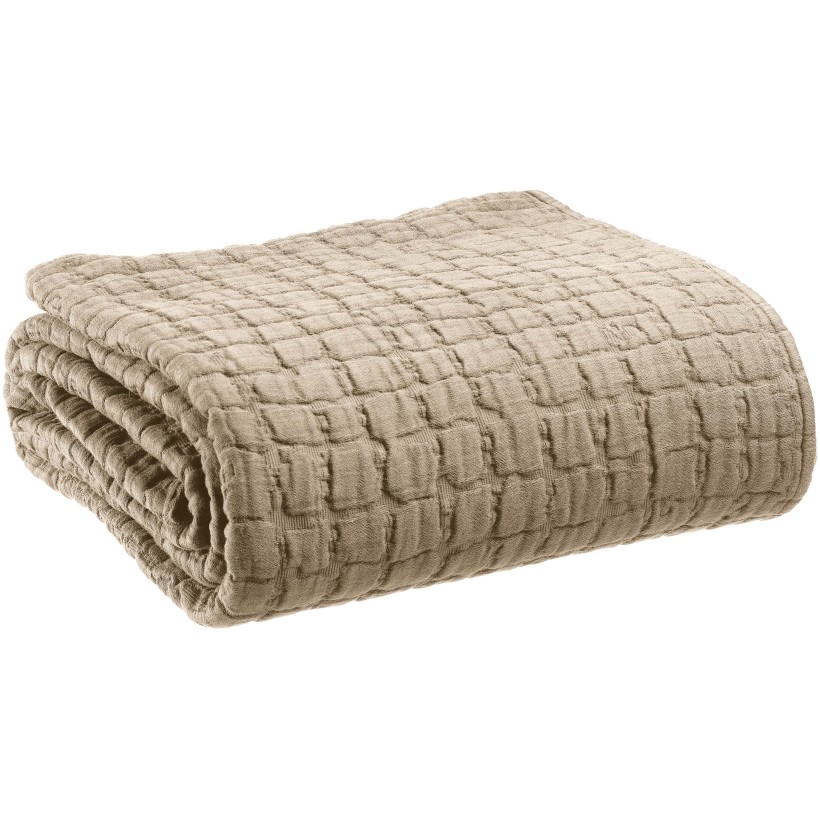 BED COVER VIVARAISE SWAMI MUSCADE 240X260 100% COTTON