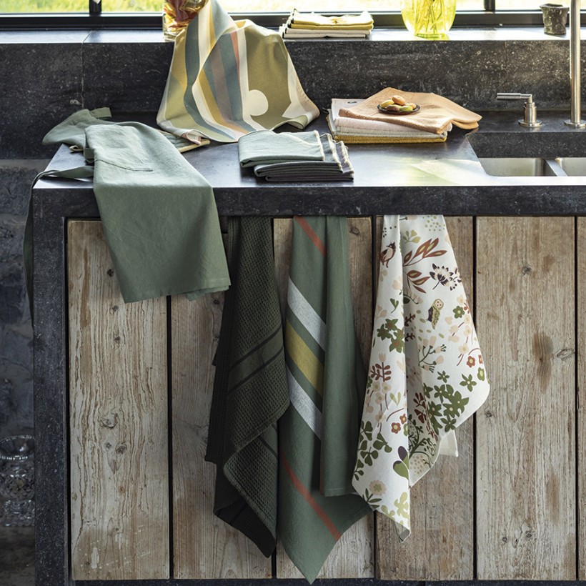 KITCHEN TOWEL WINKLER ISAE MATCHA 50x70 100% COTTON