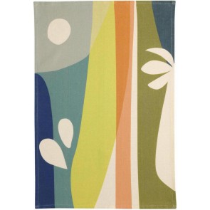 KITCHEN TOWEL WINKLER LINEO MULTI 50x70 100% COTTON