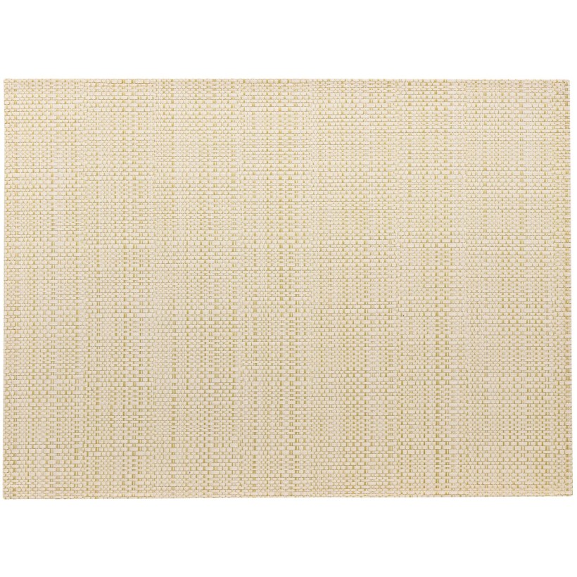PLACE MAT WINKLER CANNA NEIGE/OR 33×45 75%PVC 25%POLYESTER