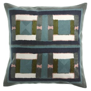 ΜΑΞΙΛΑΡΙ VIVARAISE TAHO VERT DE GRIS 45X45 100% ΒΑΜΒΑΚΙ