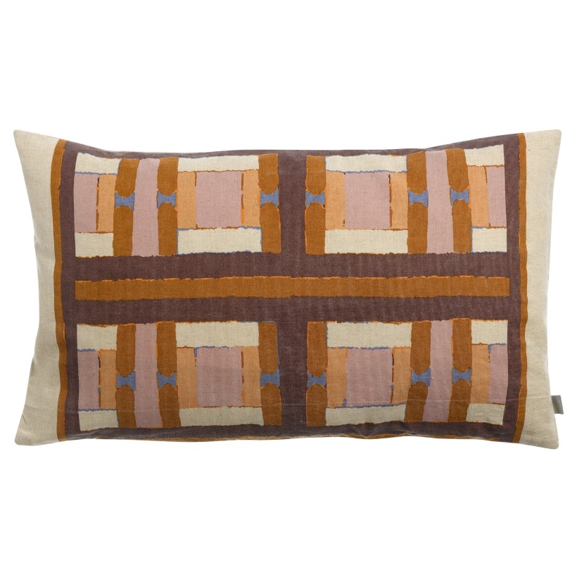 CUSHION VIVARAISE TAHO CUIVRE 40X65 55% RECYCLED LINEN 45% COTTON