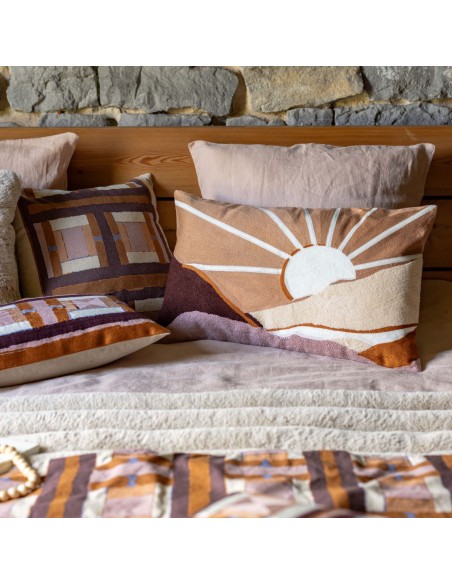 CUSHION VIVARAISE TAHO CUIVRE 40X65 55% RECYCLED LINEN 45% COTTON