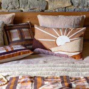 CUSHION VIVARAISE TAHO CUIVRE 45X45 100% COTTON 2