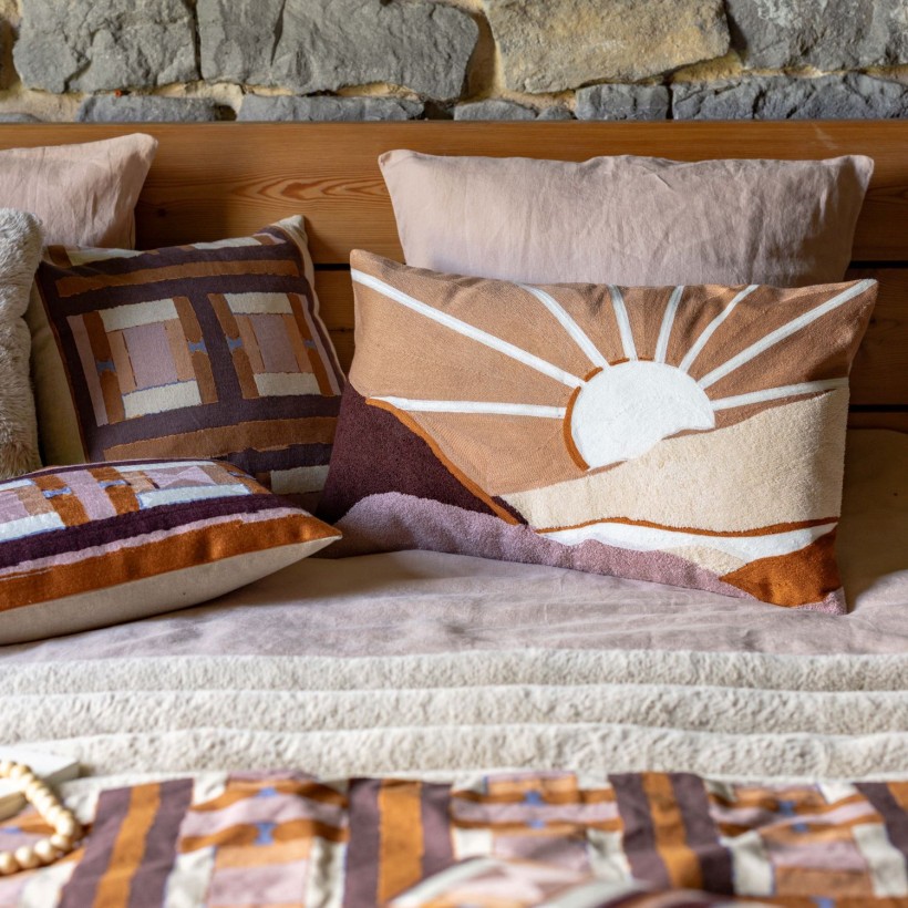 CUSHION VIVARAISE TAHO CUIVRE 40X65 100% COTTON