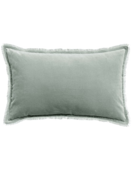 CUSHION VIVARAISE FARA TITANE 30×50 100% VELVET COTTON