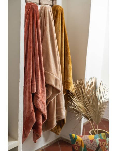 ΚΟΥΒΕΡΤΑ VIVARAISE TENDER SIENNE 150×200 100% POLYESTER