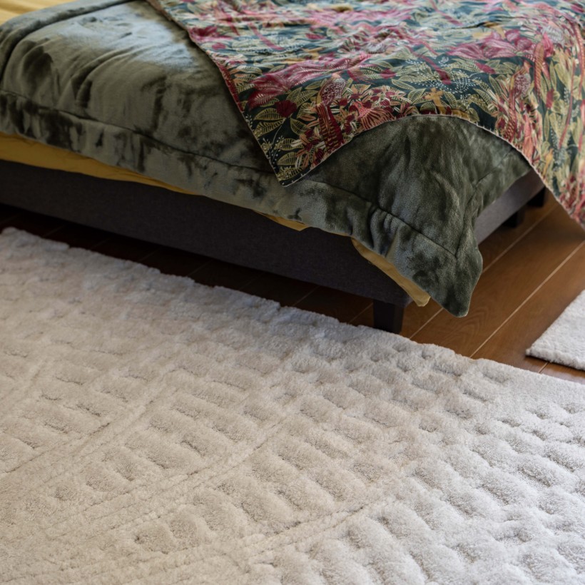 RUG VIVARAISE EWAN IVOIRE 160X230 70%POLYPROPYLENE 30%POLYESTER
