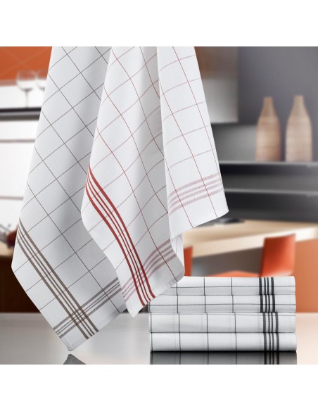 ΠΕΤΣΕΤΑ ΚΟΥΖΙΝΑΣ WINKLER CARREAUX TAUPE 50x70 100% ΒΑΜΒΑΚΙ