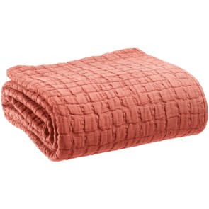THROW VIVARAISE SWAMI PECHE 180X260 100% COTTON