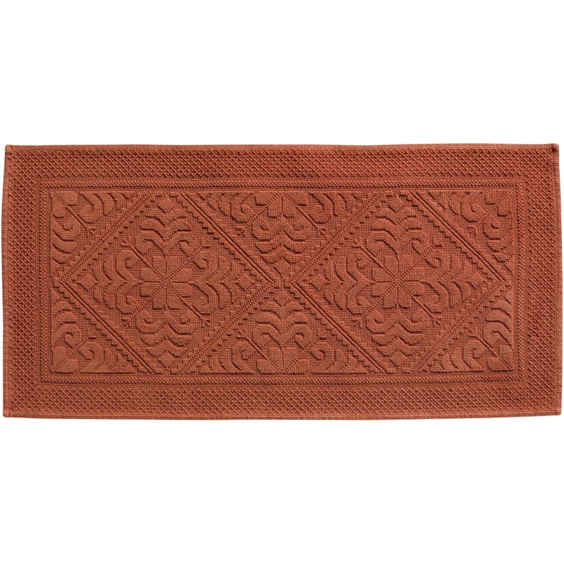 BATHMAT VIVARAISE ENZO SIENNE 54x110 100% COTTON