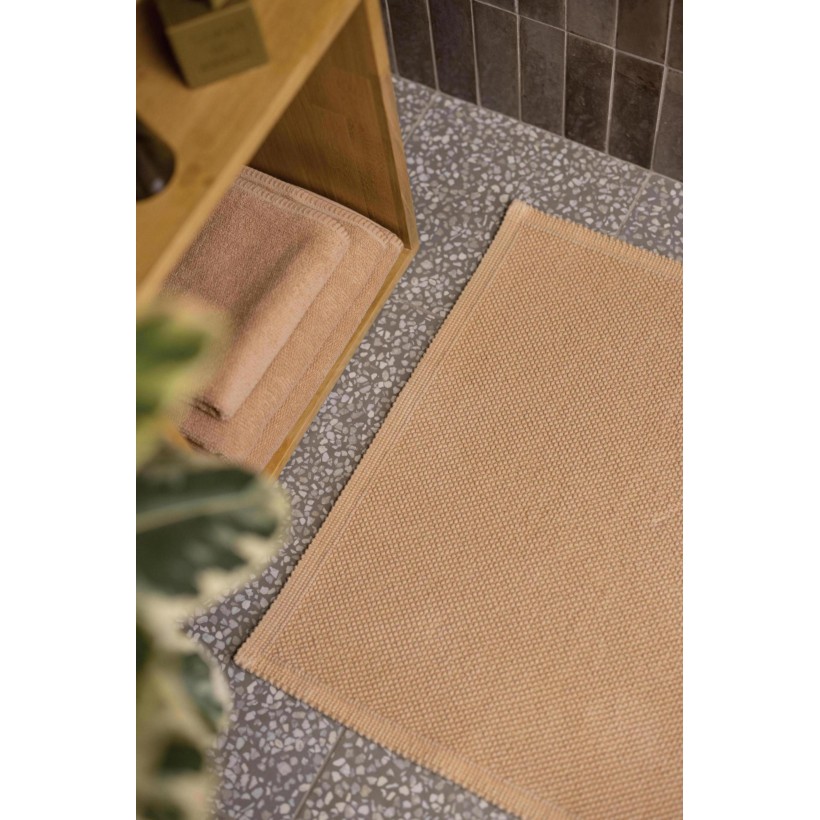 BATHMAT VIVARAISE ETIA LATTE 54x110 100% COTTON