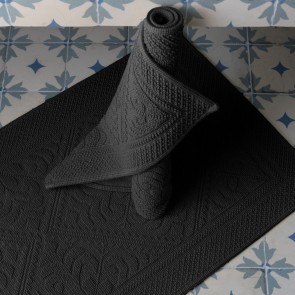 BATHMAT VIVARAISE ENZO CARBONE 54x110 100% COTTON 2