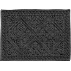 BATHMAT VIVARAISE ENZO  CARBONE 54x64 100% COTTON