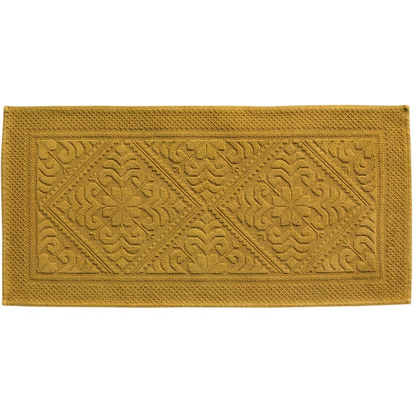 BATHMAT VIVARAISE ENZO SAFRAN 54x110 100% COTTON