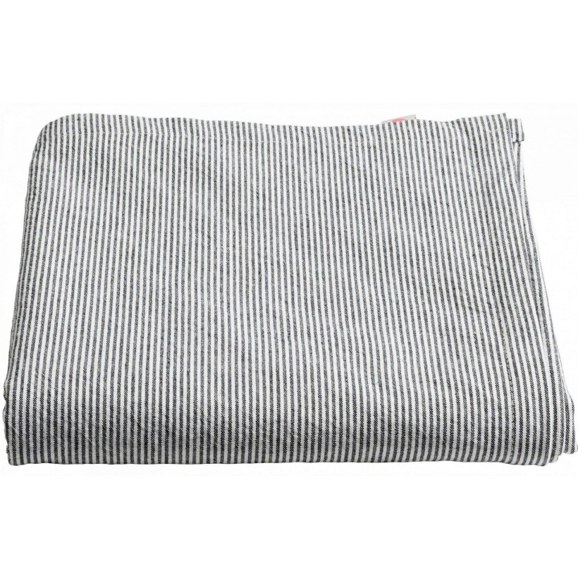TABLECLOTH LA CERISE FINETTE CAVIAR 160x250 100% ORGANIC COTTON