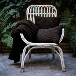 CUSHION VIVARAISE MAIA CARBONE 45x45 100% COTTON 2