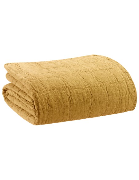 THROW VIVARAISE TITOU ABSYNTHE 140x200 100% RECYCLED COTTON