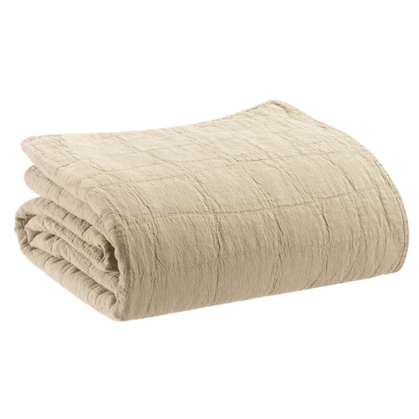THROW VIVARAISE TITOU LIN 140x200 100% RECYCLED COTTON