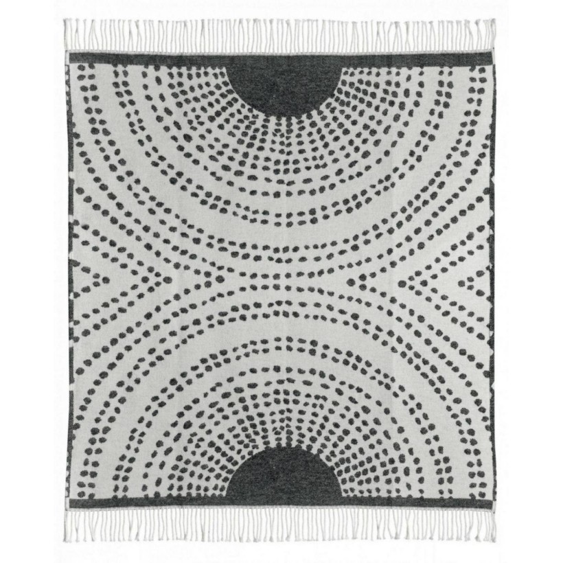 ΡΙΧΤΑΡΙ VIVARAISE TAINA CARBONE 127x160 50%ΒΑΜΒΑΚΙ 50%ΑΚΡΥΛΙΚΟ