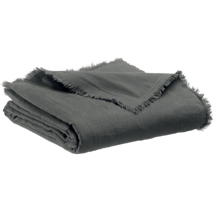 THROW ZEFF TONNERRE 130x180 FRONT 100%LINEN BACK 100%COTTON